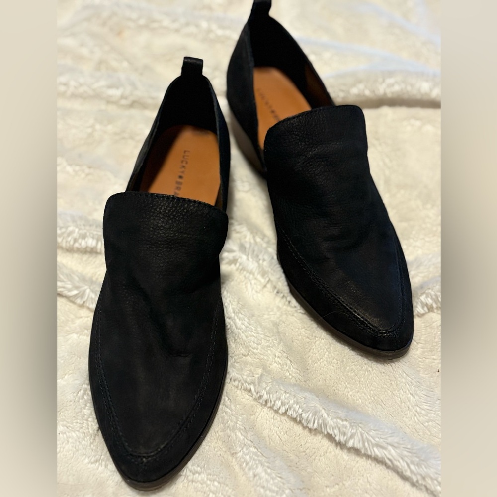 LUCKY BRAND - Pointed Toe Slip on Loafer Booties Sz 9